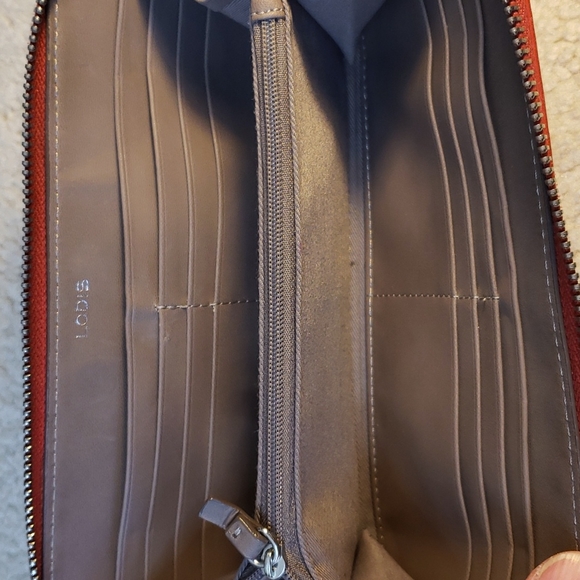 Lodis Zip Around Leather Wallet Clutch - Picture 6 of 6